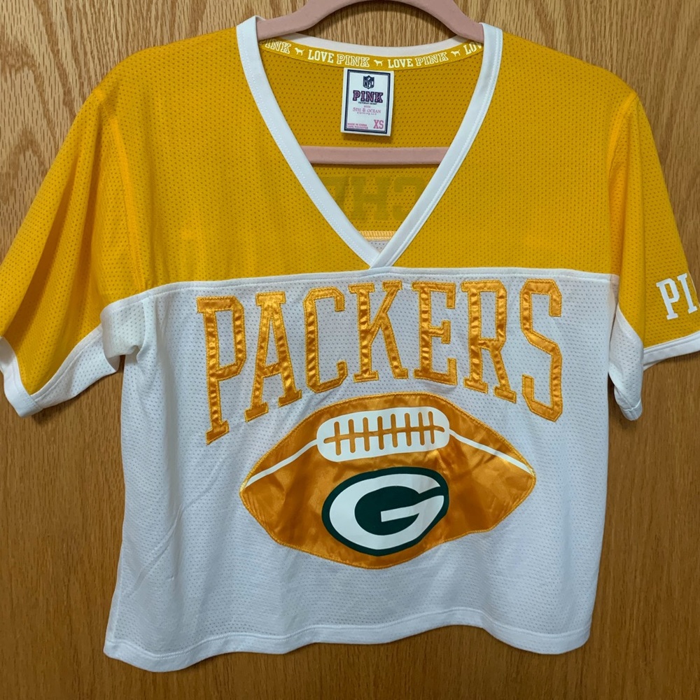 Victoria’s Secret PINK Greenbay Packers jersey shirt